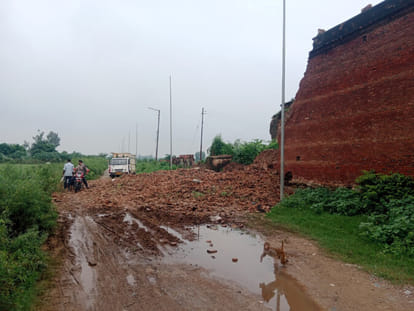 After 12 years the water of Bhainsore river entered the houses