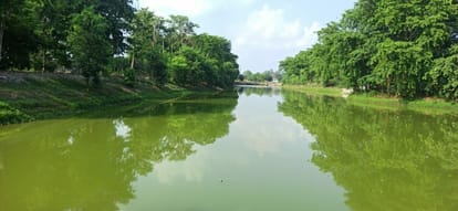 What stopped the flow, Sadanira Gomti disappeared from the revenue records