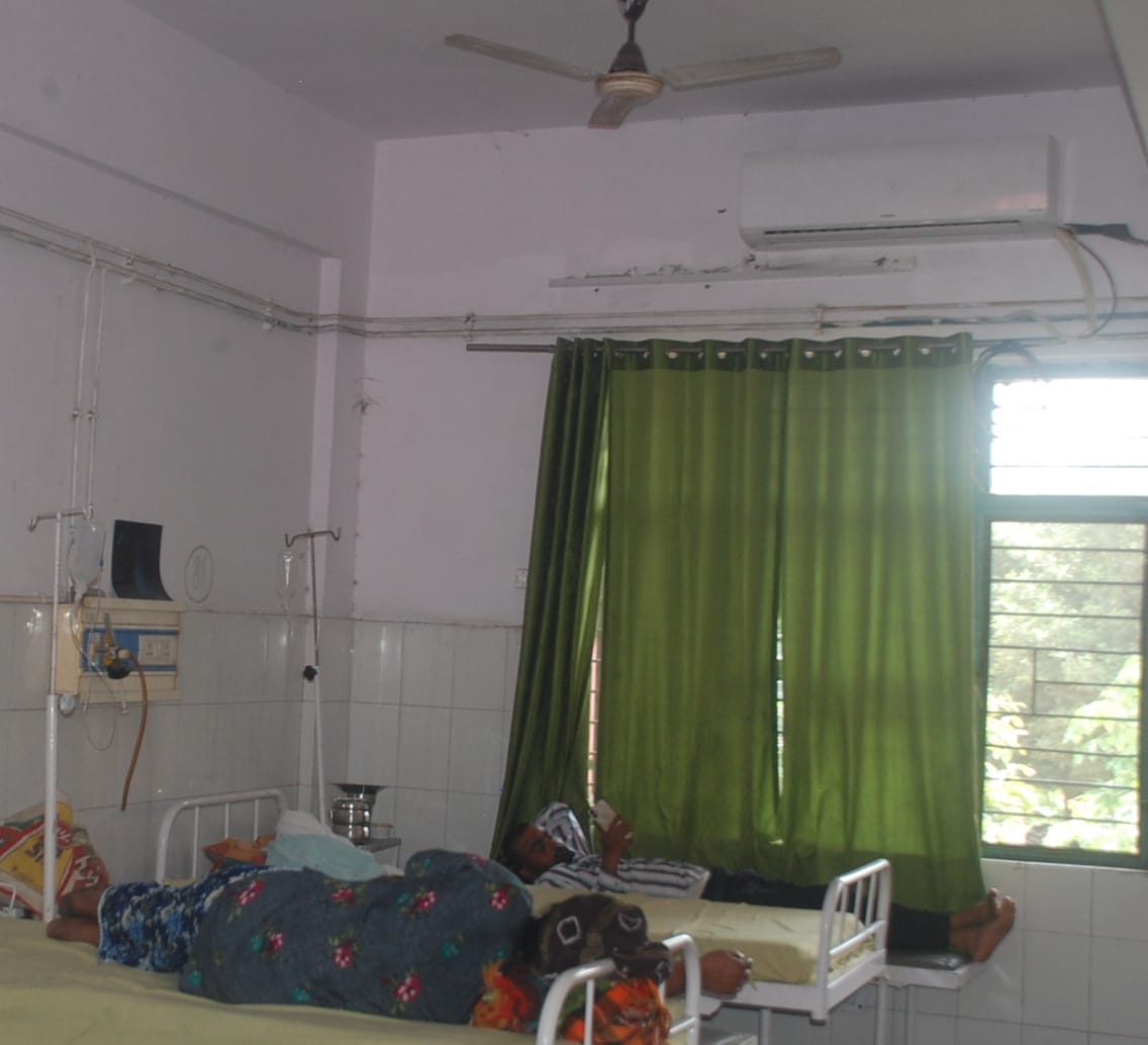 Patients will now remain in the coolness of AC in the district hospital