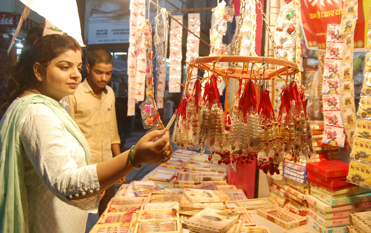 Kiva Rakhis made of Rajkot are becoming the choice of sisters