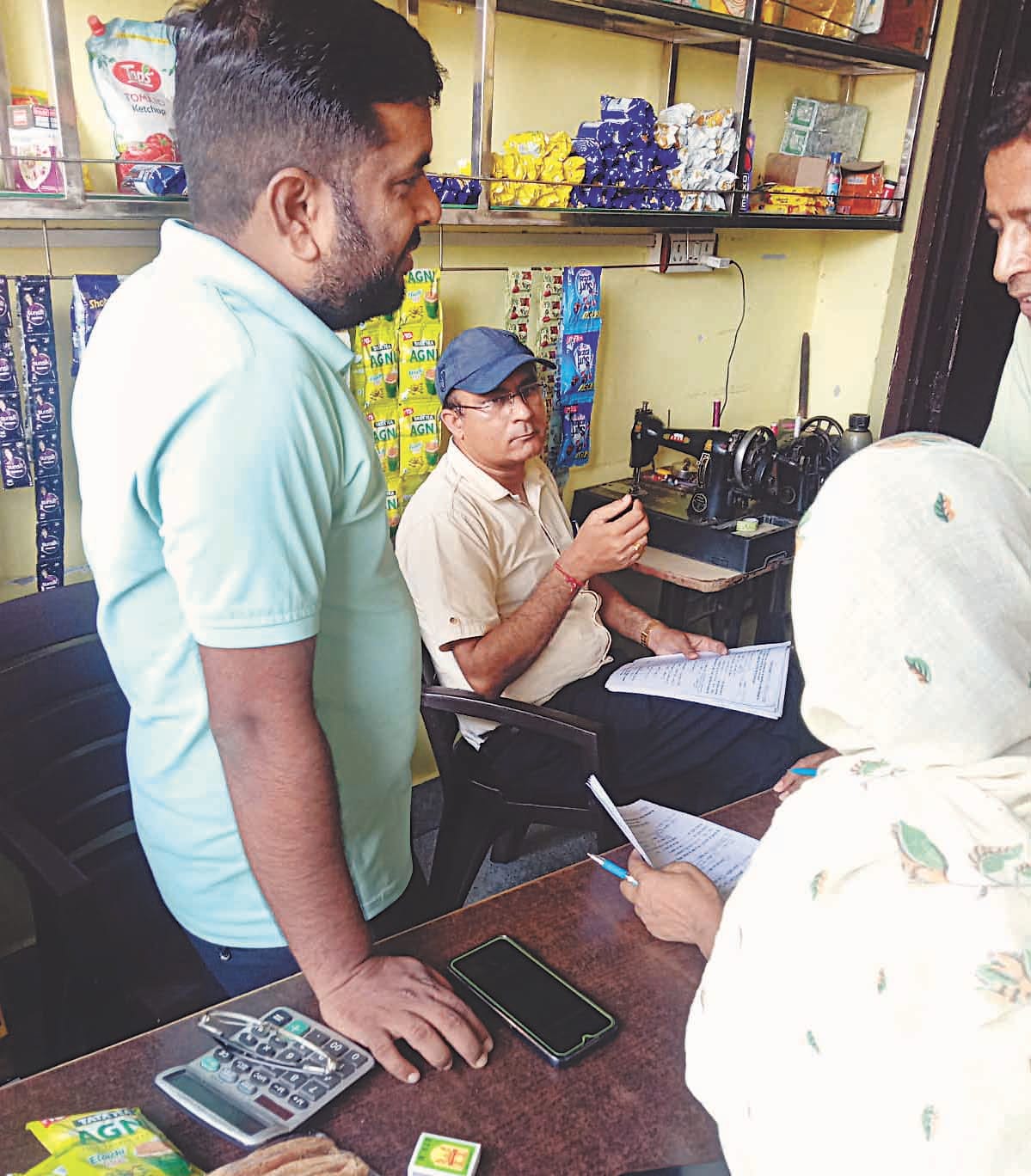 Inspection of khatima booth