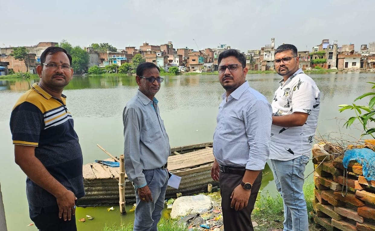 The exercise to purify the water of the city's reservoirs started