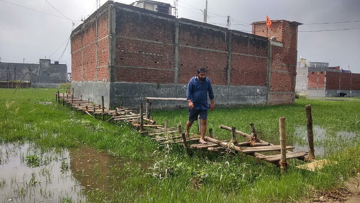 33.06 mm of rain, support of Chachari bridge again in the localities