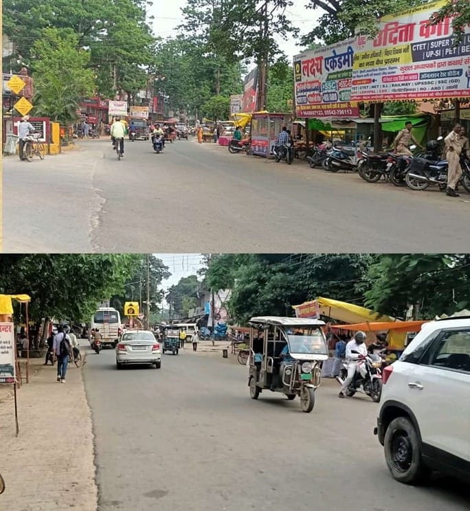 road construction work