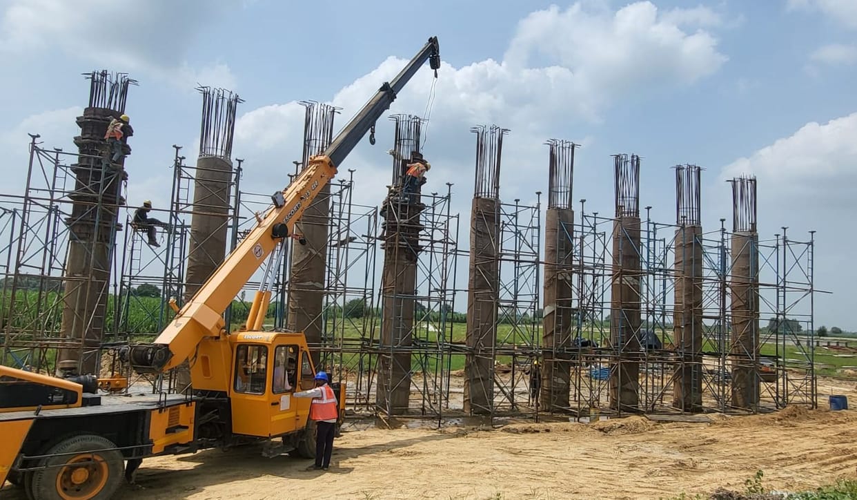 Interchange and Kithore Road ready as pillars of flyover
