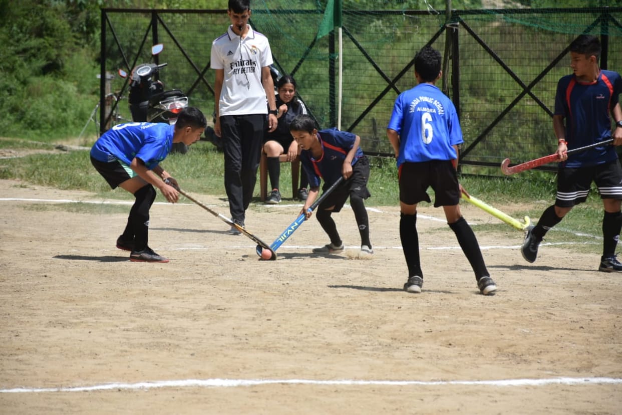 Sharda Academy won the inaugural match of Hockey