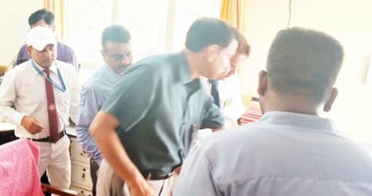 DRM inspected special rail car from Rosa to Sitapur