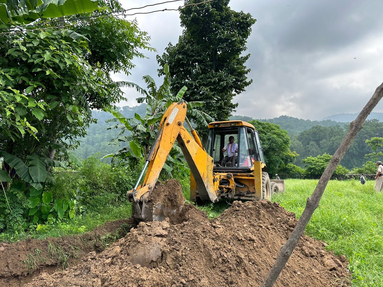 Seven acres of forest land freed