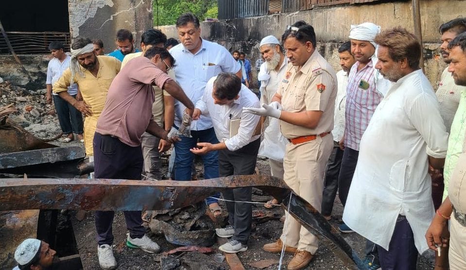 Human remains found under debris in chemical factory