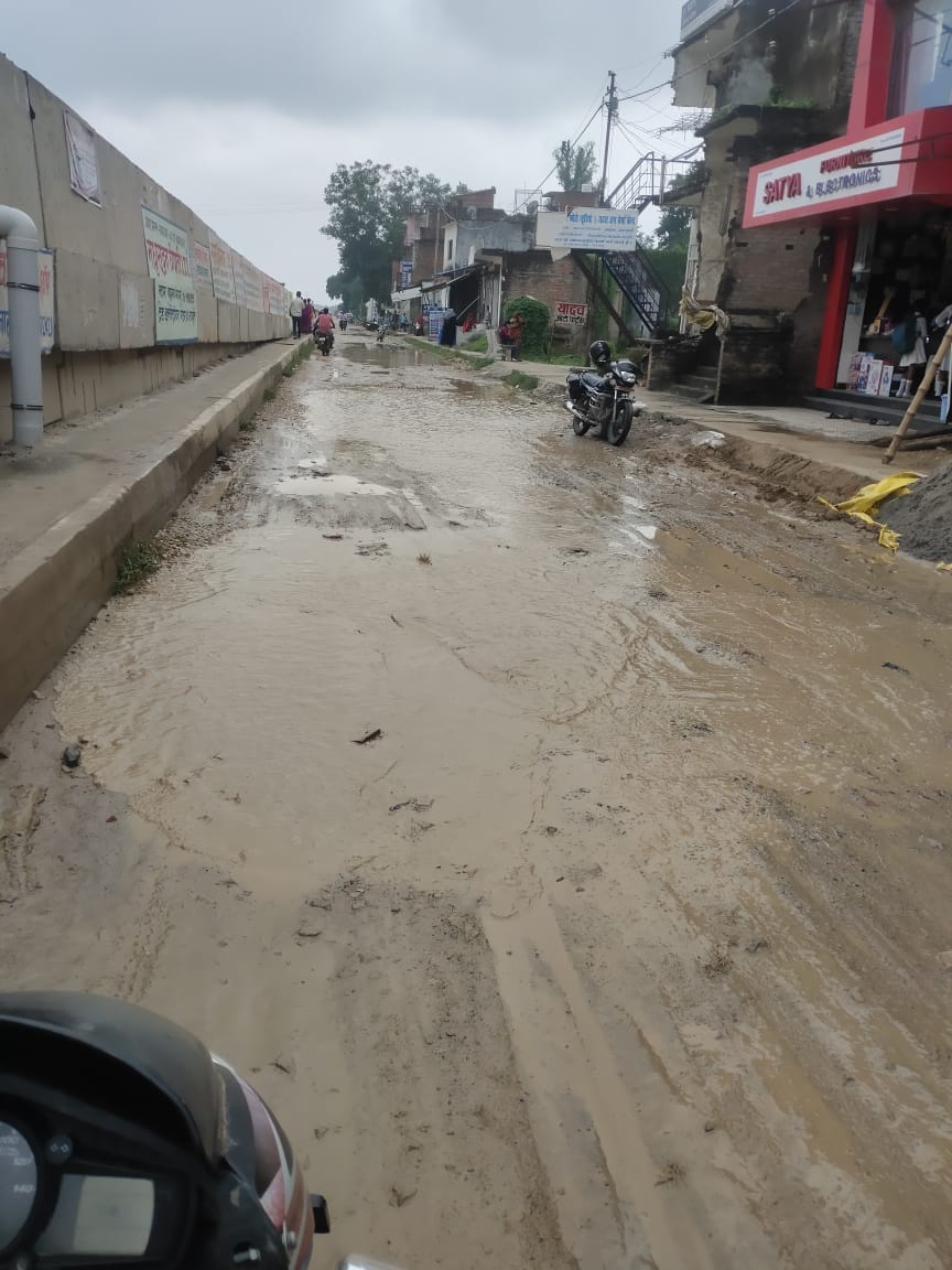 road construction work