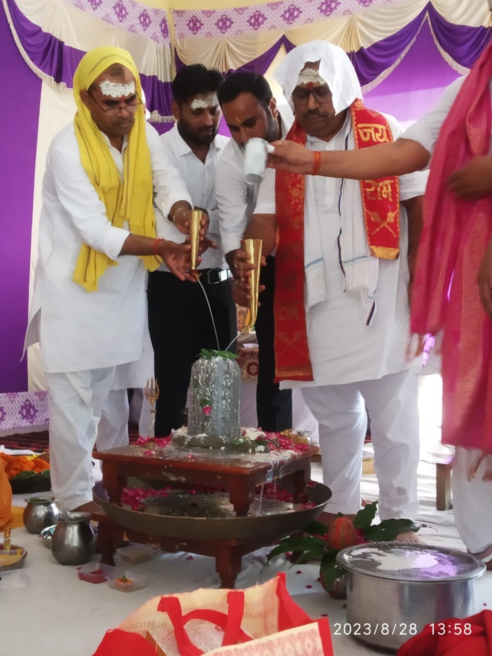 Rudrabhishek done in civil bar on last Monday