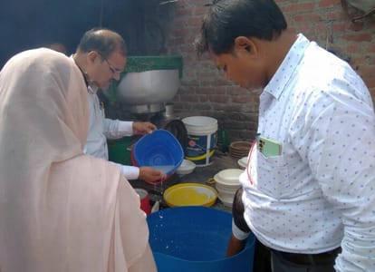 Food Security Department team raided many places, took 17 samples