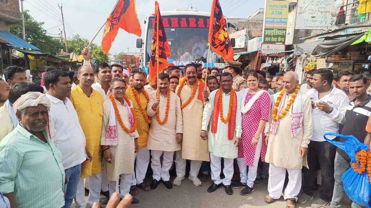 21 buses went for ayodhya