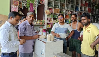FSDA team destroyed eight kilos of coconut barfi