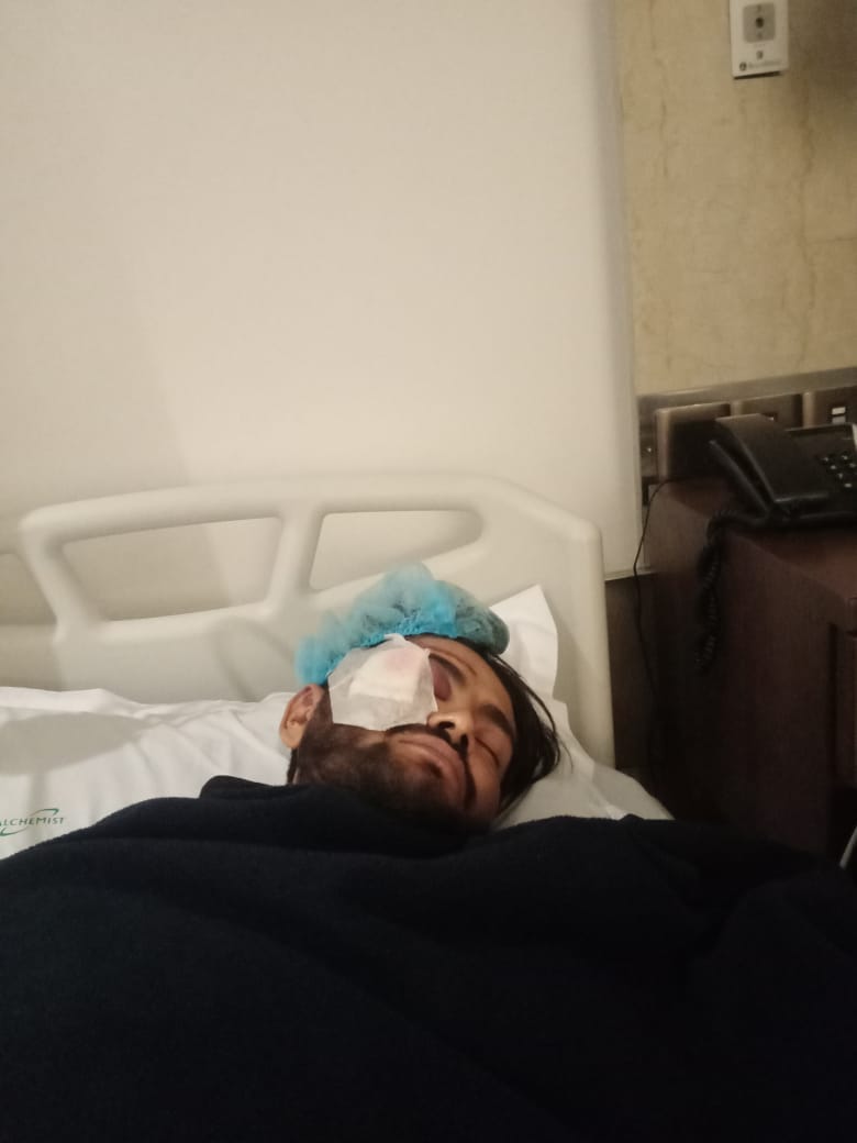 Youth's bike collided with helpless animal, serious