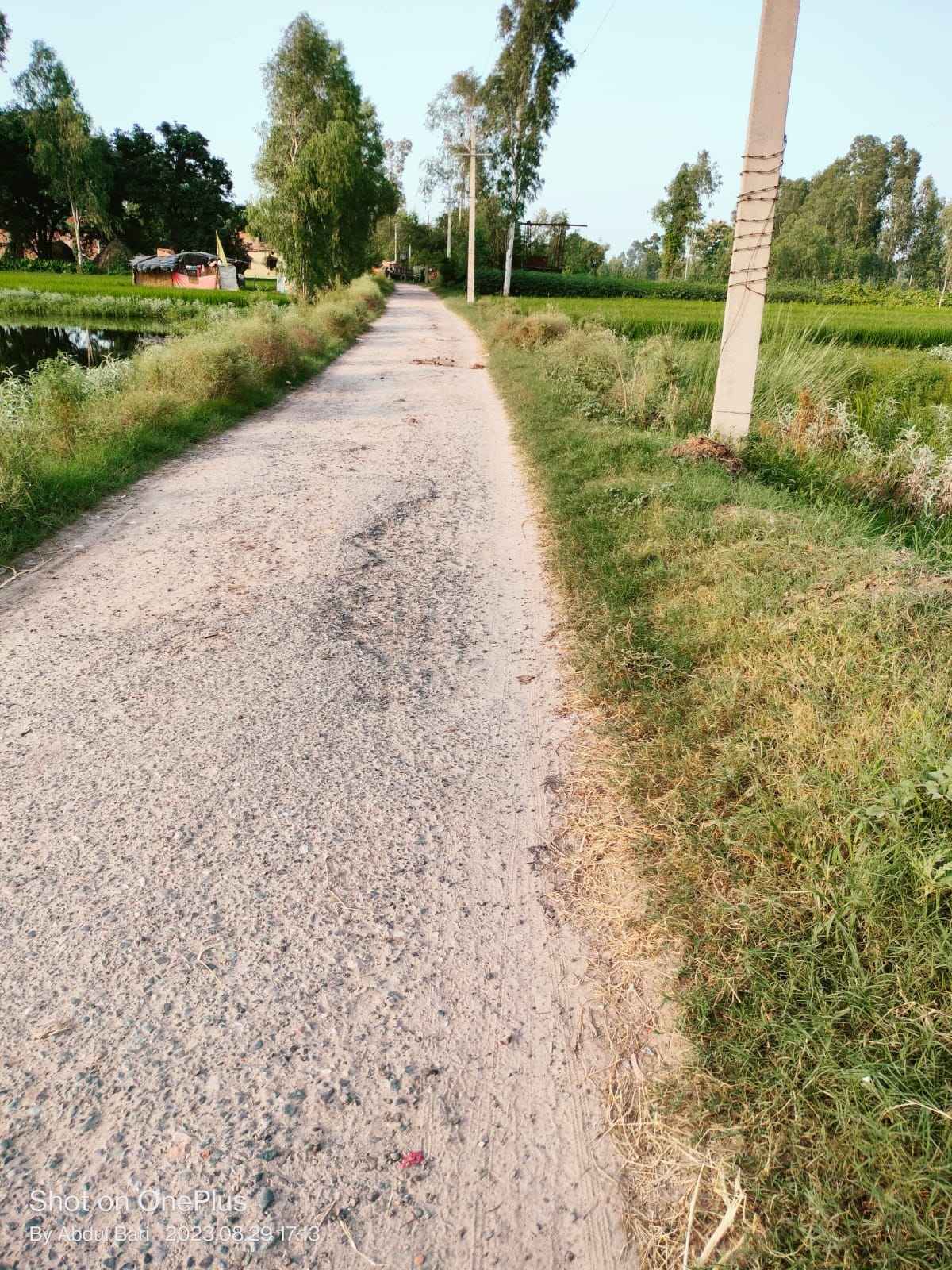 Surat of one km portion of Sehgawan Nisra Road will be improved from 6.80 lakhs