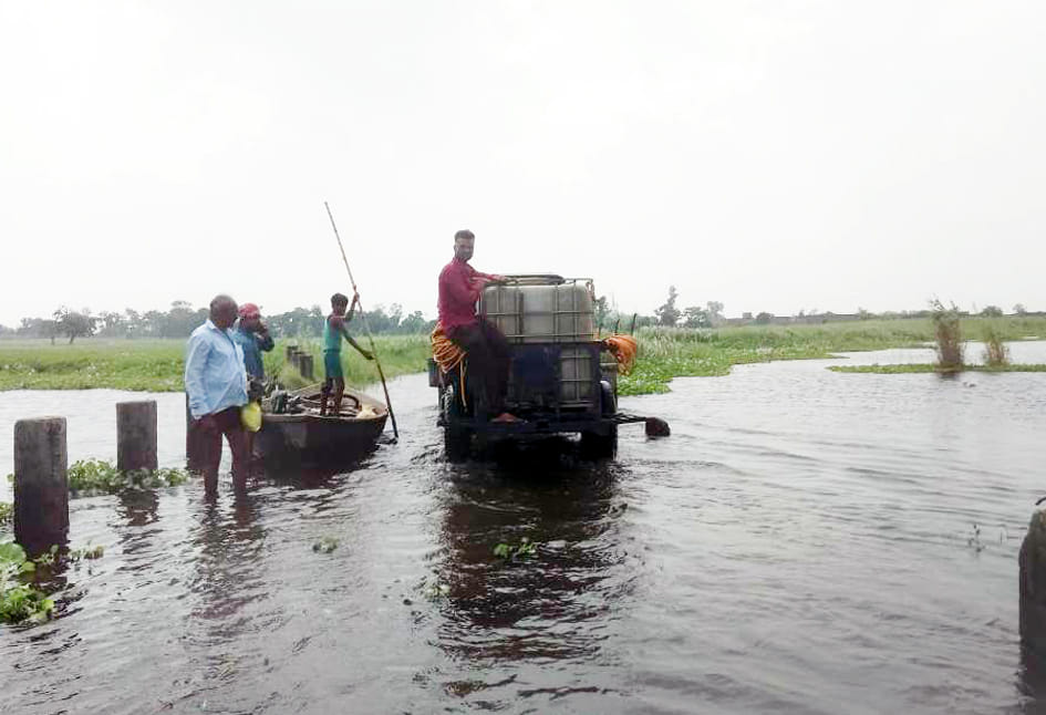 Cutting speed... eight villages on the target of Sharda river