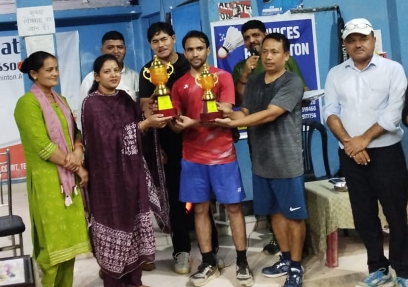 NHPC Dharchula became badminton champion