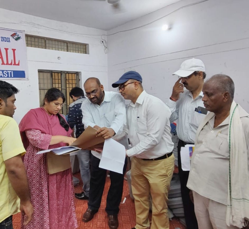 district magistrate inspection in evm