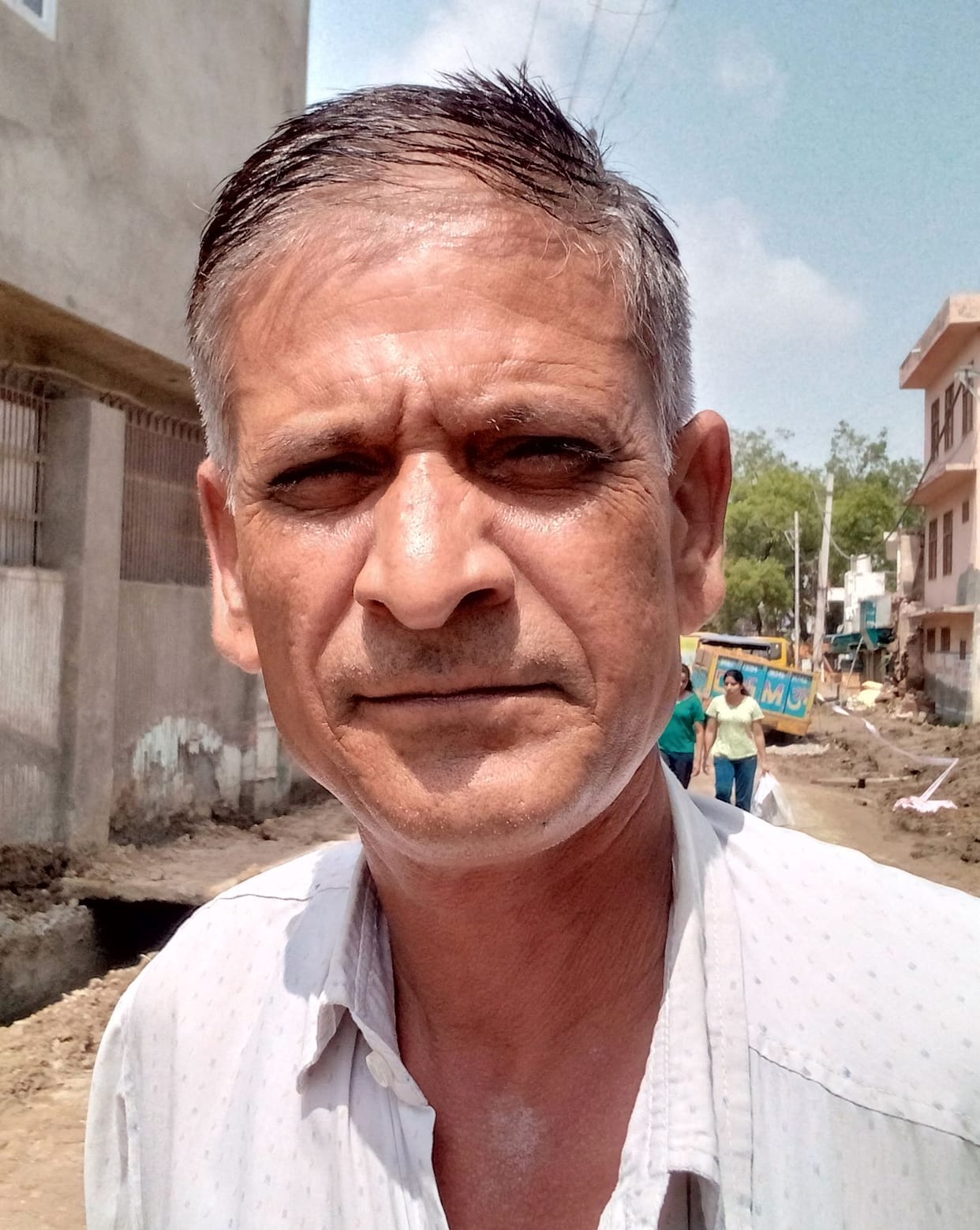 To get relief from the sewer problem, the trouble of digging the road