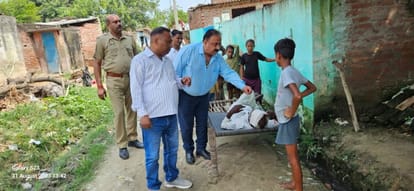 MLA reached Bilhara with CMO due to outbreak of fever