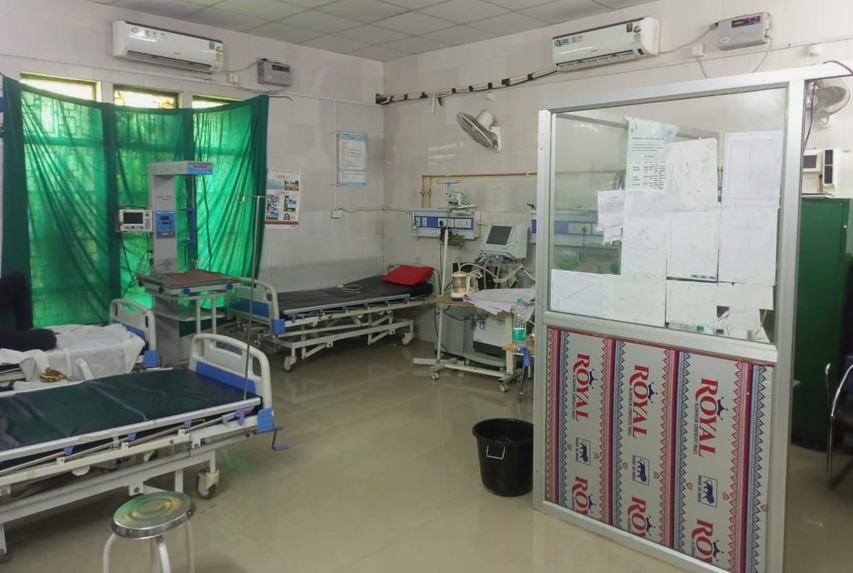 Lack of facilities in hospital