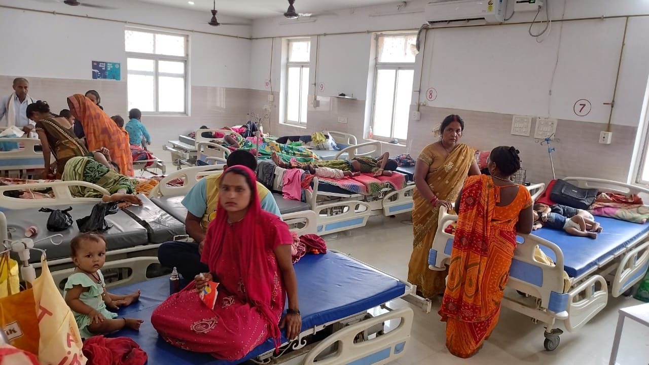 ICU, PICU and SNCU are full and OPD is crowded.