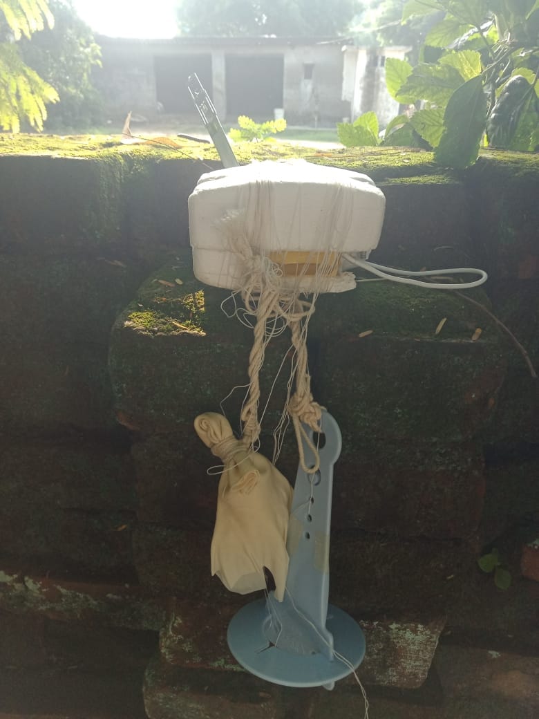 Device tied to balloon fell in Rashara village, created panic