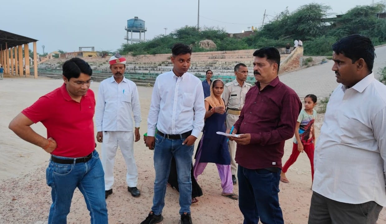 SDM inspected Dauji fair complex
