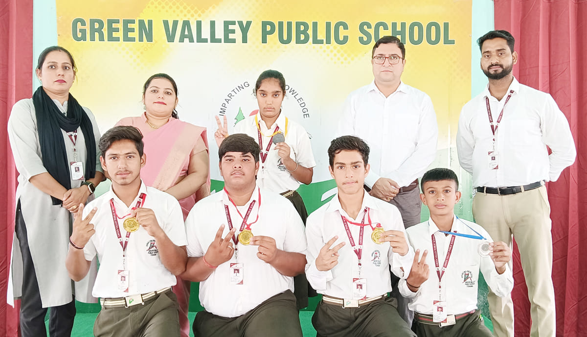 Selected for state level competition by winning in archery and boxing competition