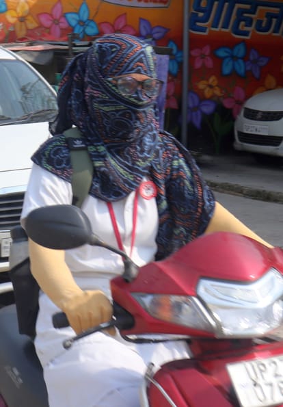 Strong sun and humidity made me miserable