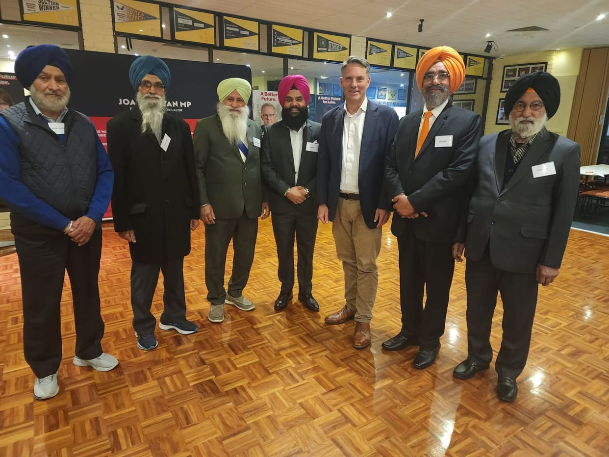 Kanwaljit Singh met Australian Deputy Prime Minister Richard Marles