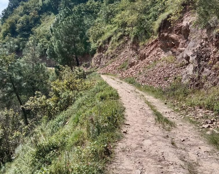 Death in lohaghat For bad Road