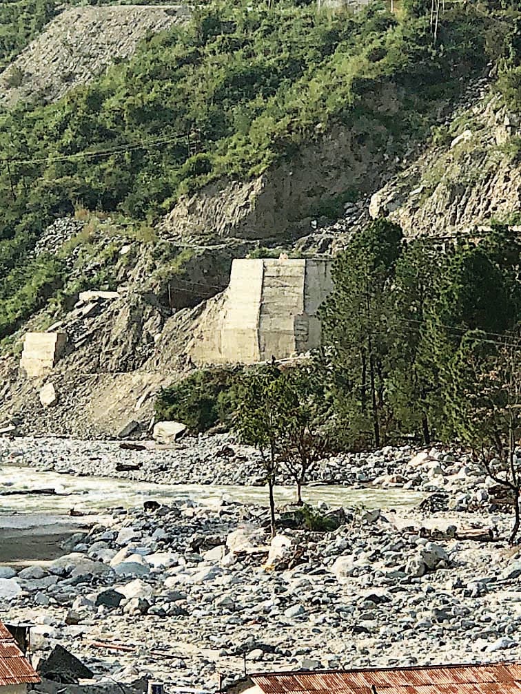 Preparations were made to build the college building, all the land was washed away