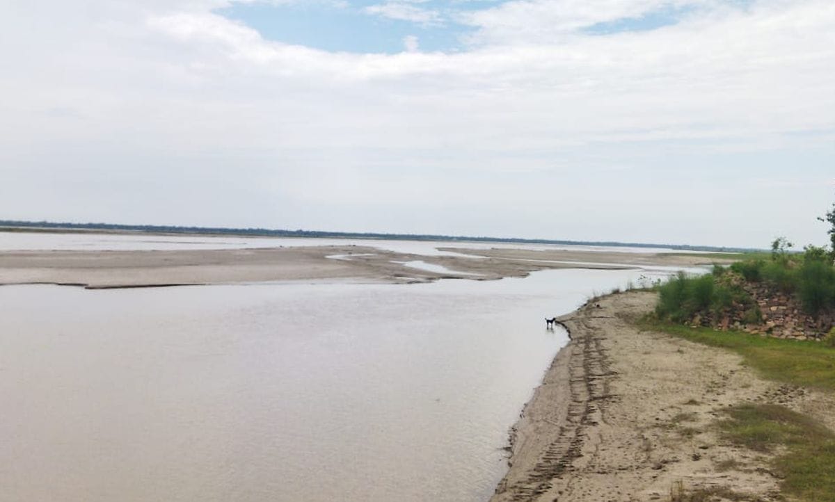 Saryu swallowed 1200 bighas of land