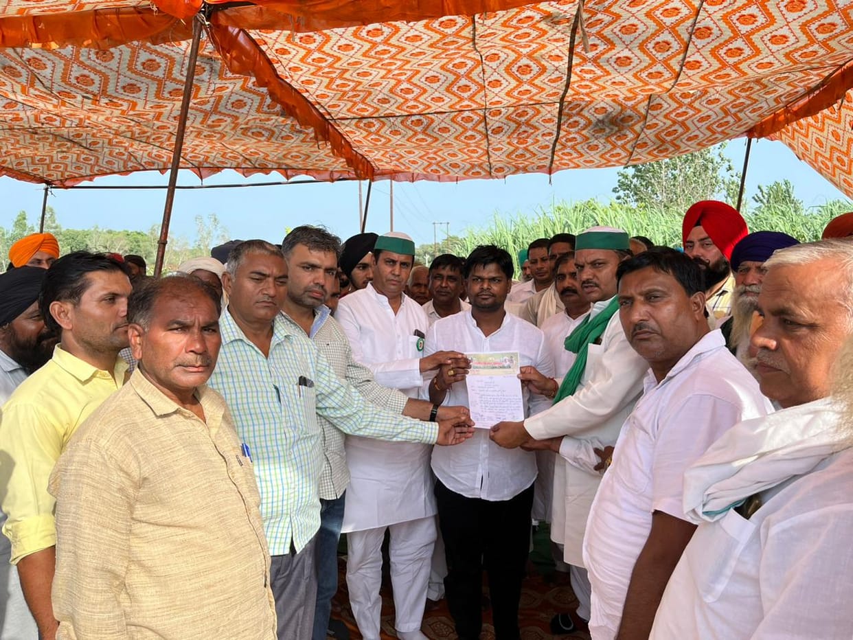 Protest on Solani river bridge for dam in Purkaji