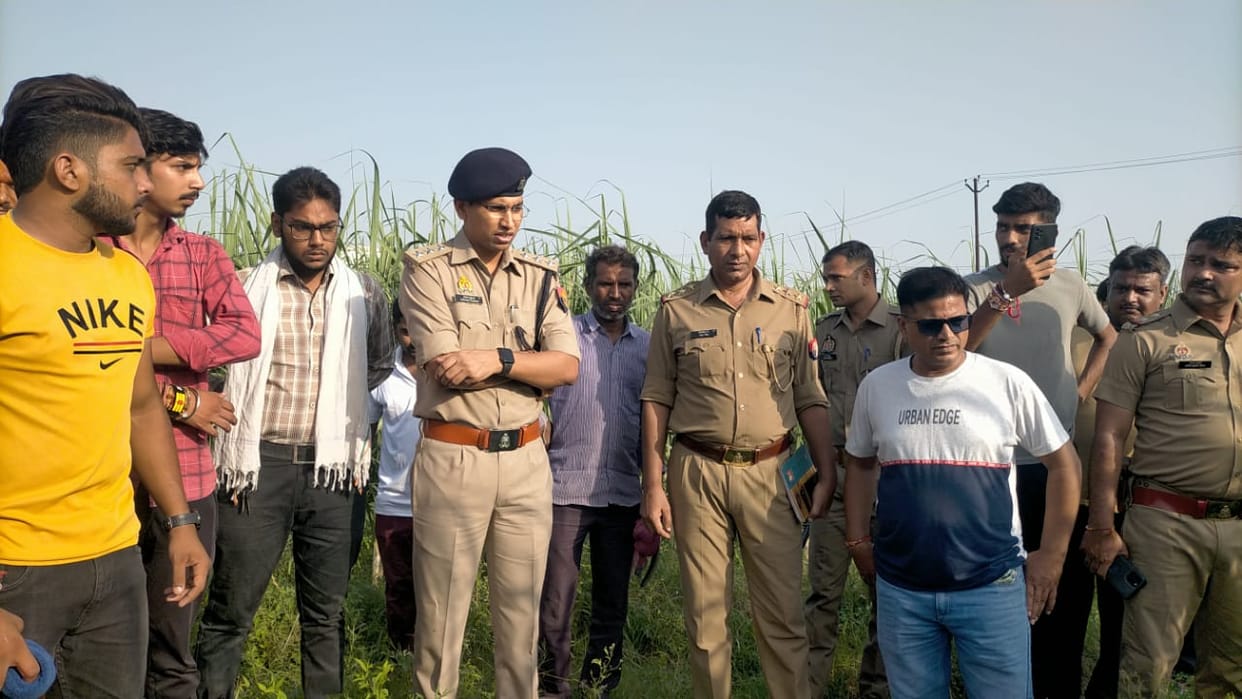 Remains of cow found in field, allegation of cow slaughter, ruckus