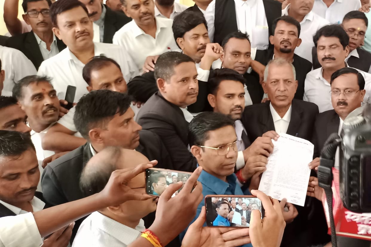 Lawyers went on strike