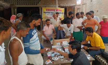 In the flood area, out of 581 patients examined, three were found malaria positive.