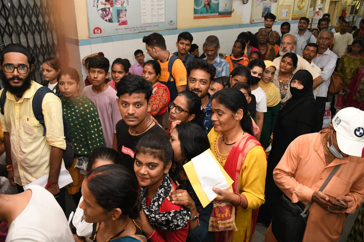 Due to increase in patients in STH, additional beds had to be installed.