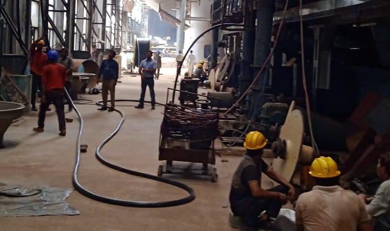 Capacity enhancement work continues in Uttam Sugar Mill Barkatpur