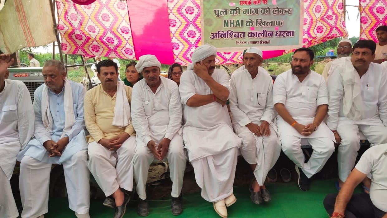 Work will not be allowed till the bridge is built in Pinna: Tikait