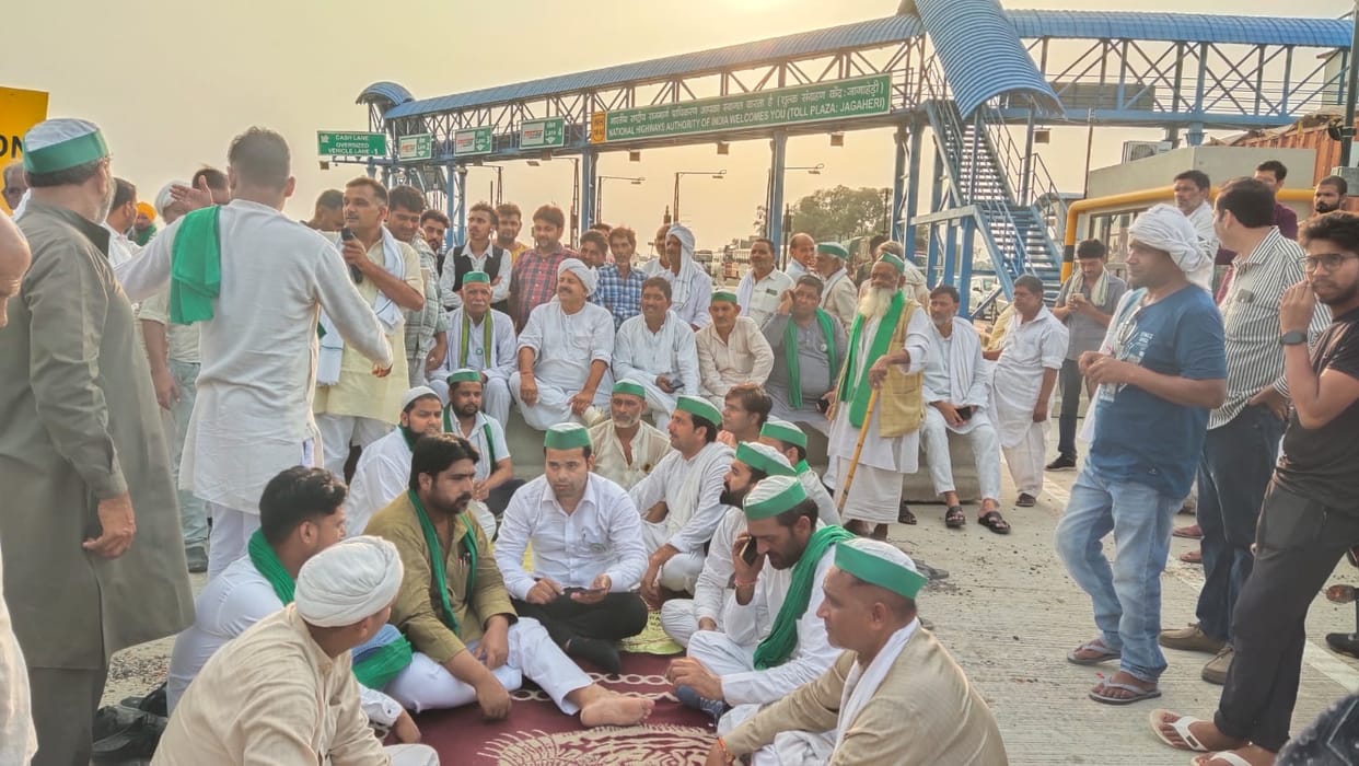 Panipat-Khatima highway jam due to farmer sitting in police station