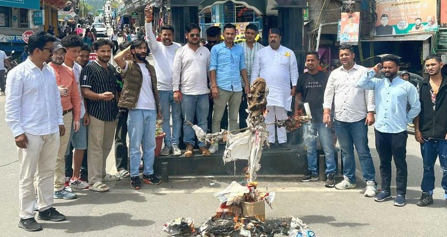 Political protest in pithauragarh