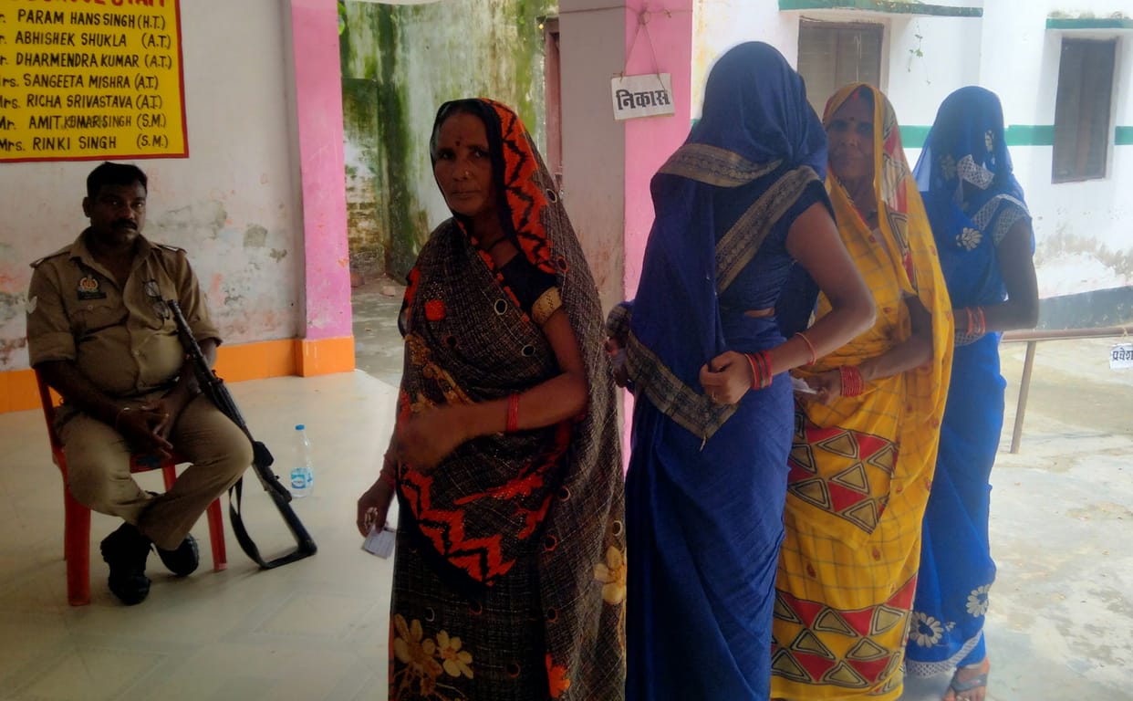 49.09 percent votes were cast in the election of area Panchayat member.