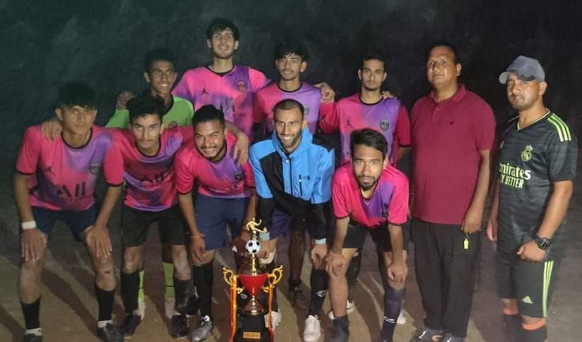 Football match in champawat and pithauragarh