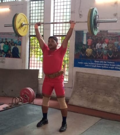 ajay pal selected in civil services weightlifting team