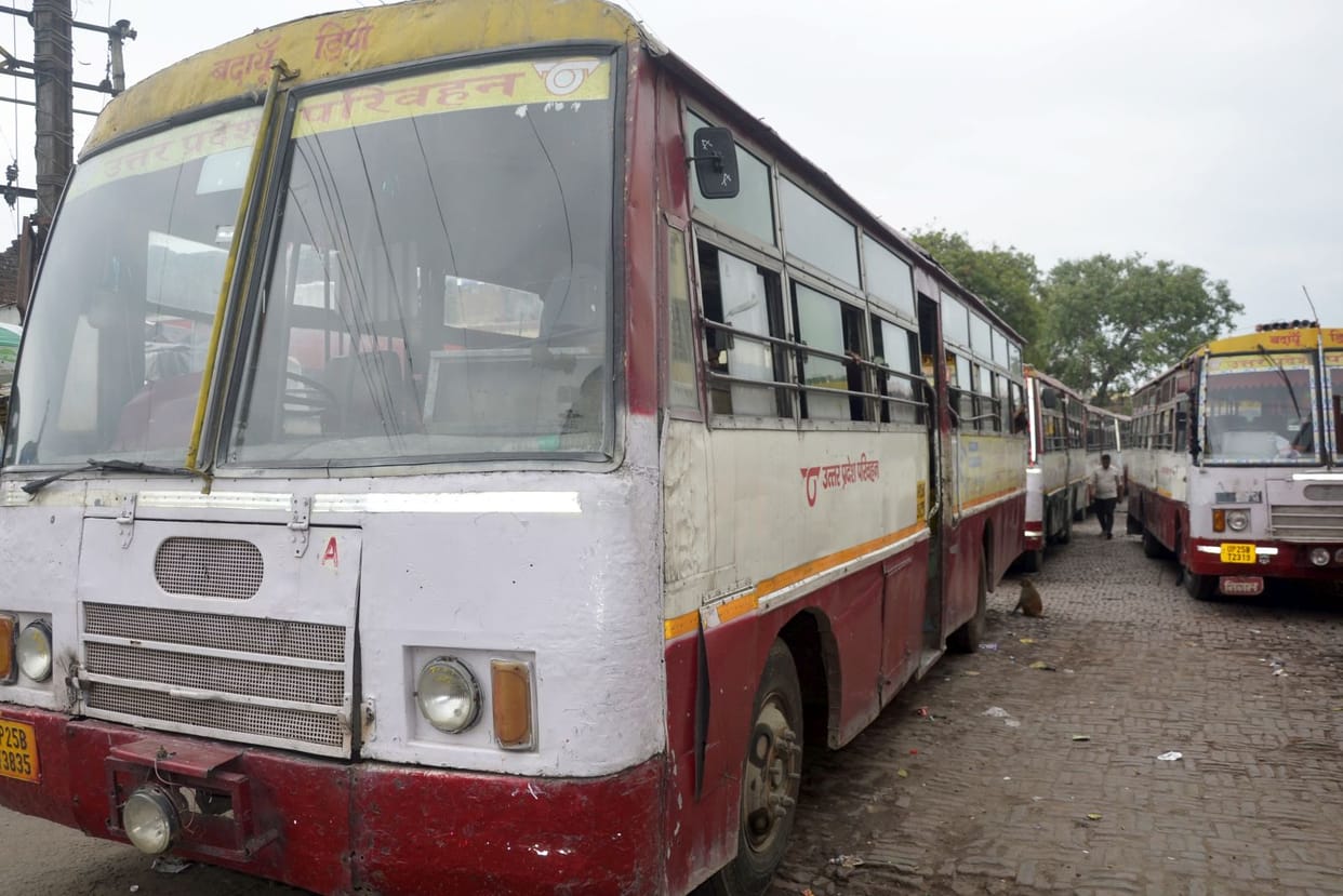 Number of passengers decreased on Badaun-Delhi route, buses coming empty