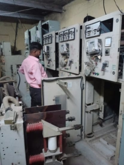 Half of the city remained without power for three hours due to fault in Ramlila substation.