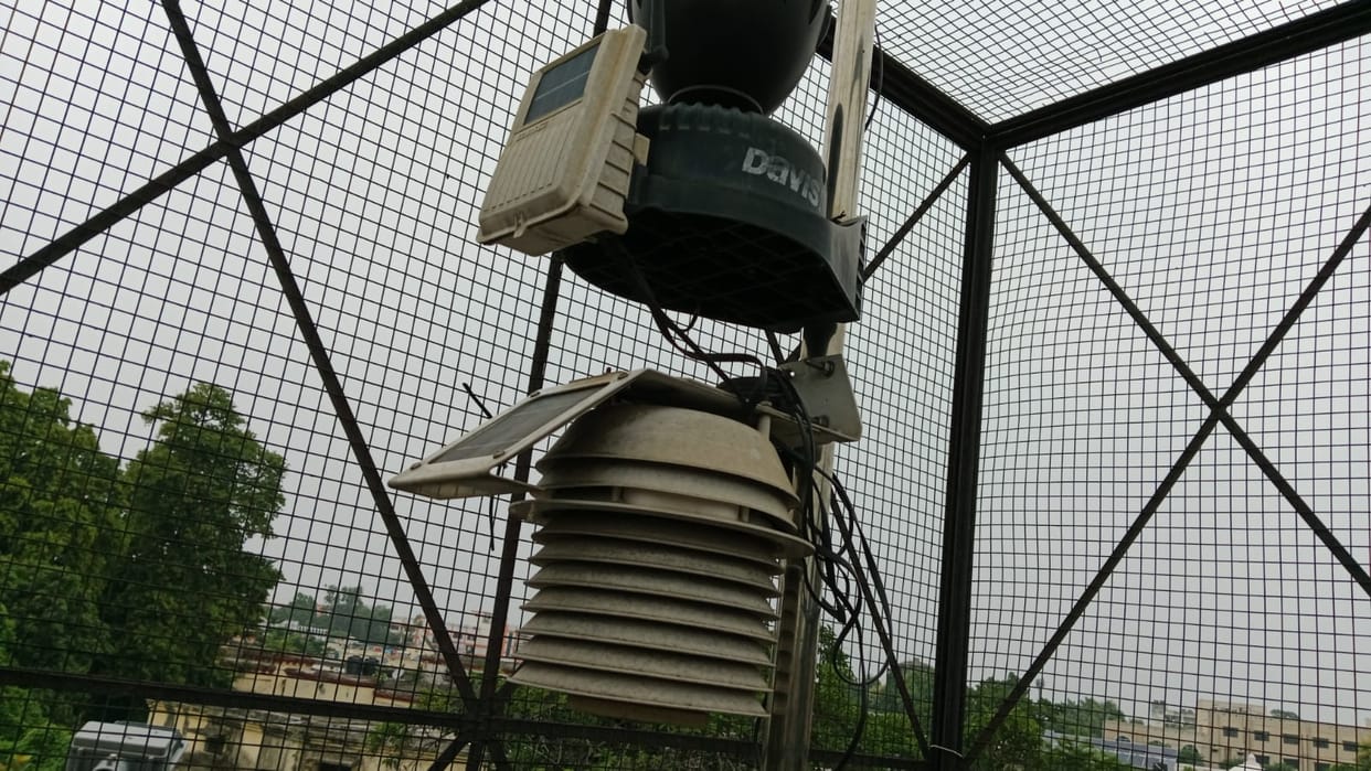 Crows damaged meteorological department equipment.